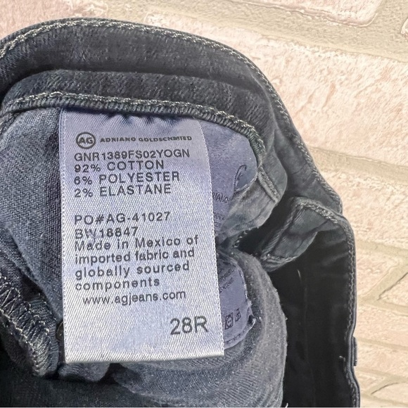 Ag The Legging Ankle Super Skinny Raw Hem Jeans Size 28 - Picture 10 of 10